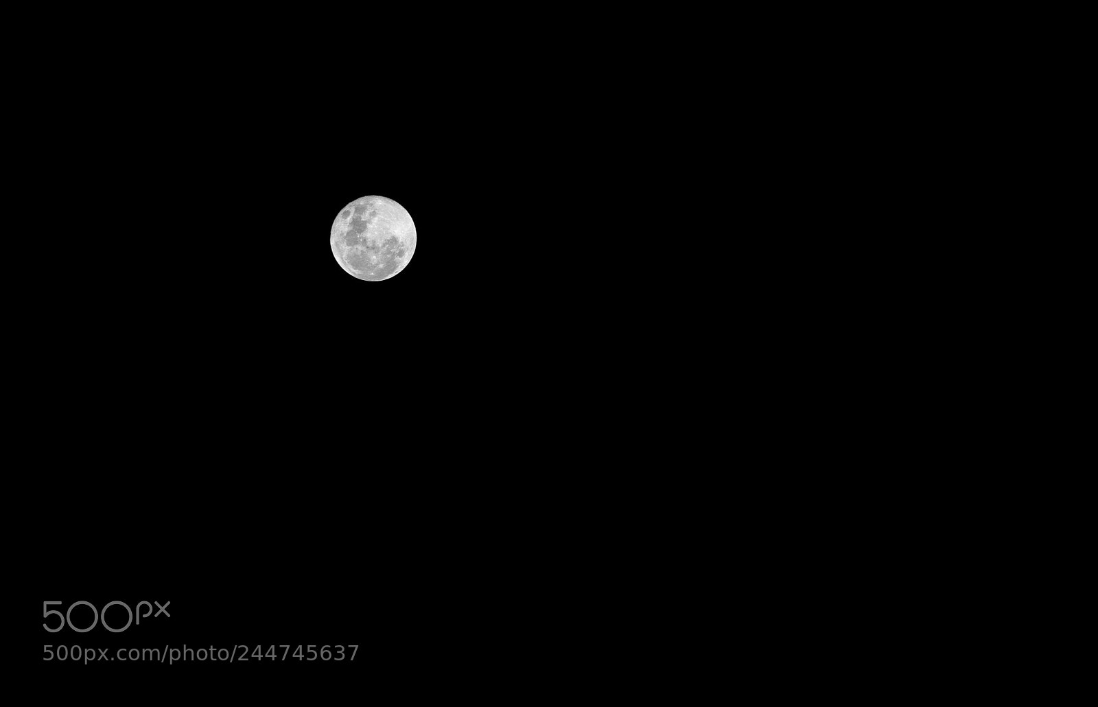 Canon EOS 60D sample photo. Full moon photography