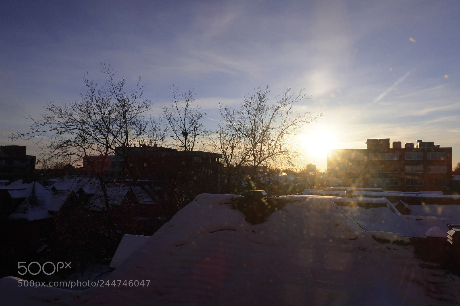 Canon PowerShot G9 X Mark II sample photo. Frigid sunset photography