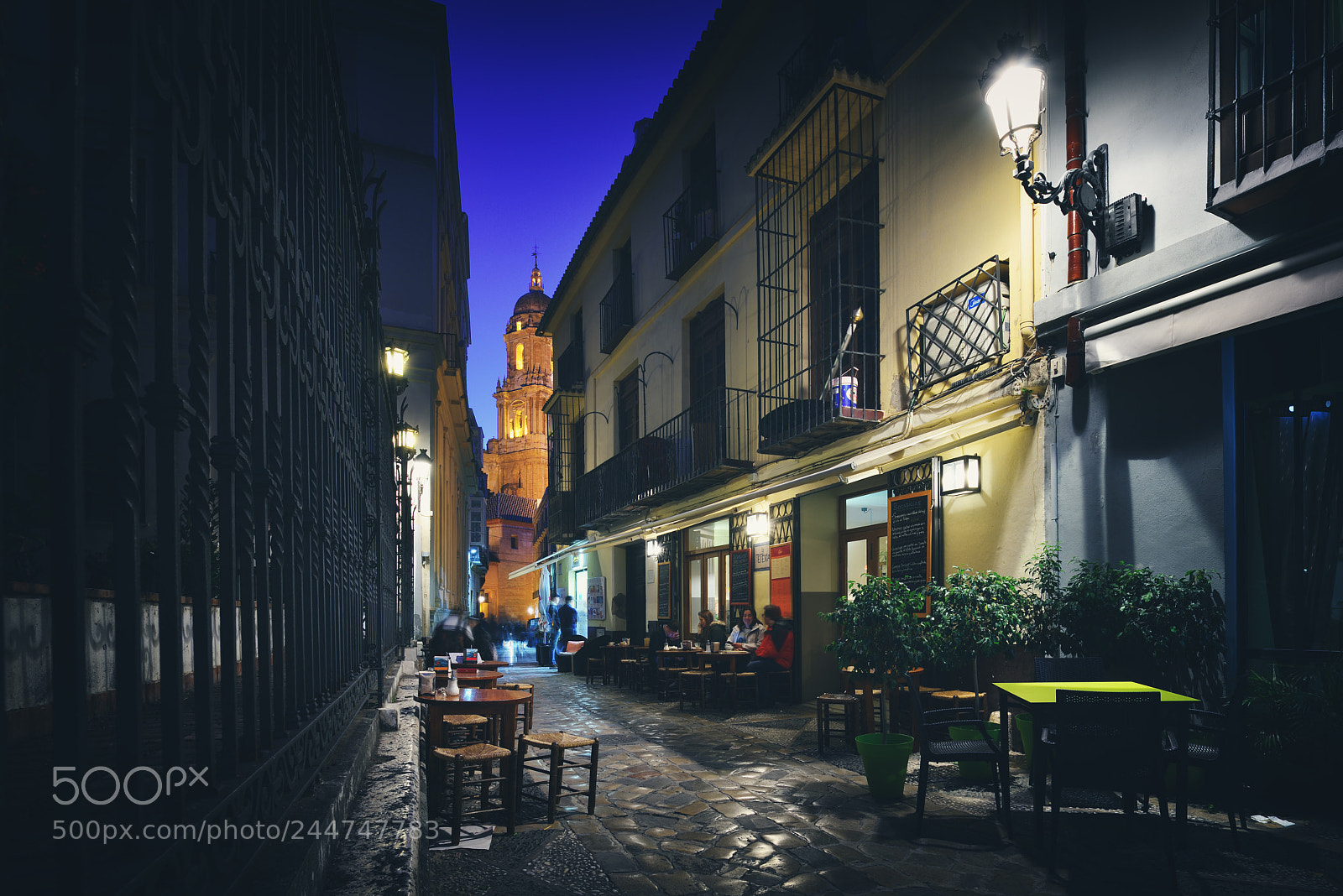 Nikon D810 sample photo. Málaga old town photography