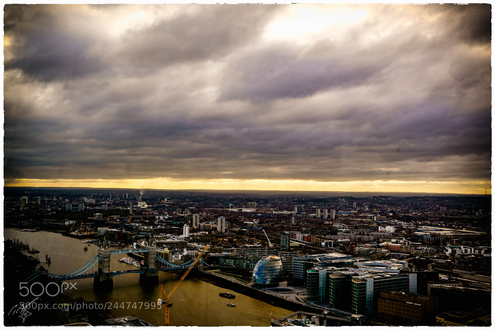Sony a7R II sample photo. London skyline feb photography