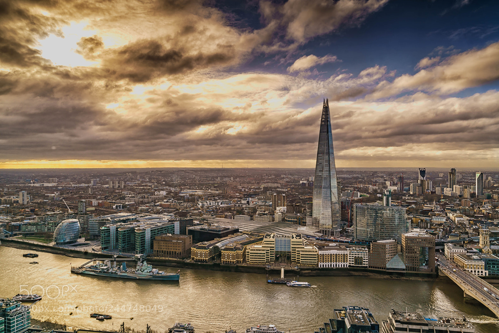 Sony a7R II sample photo. London skyline feb photography