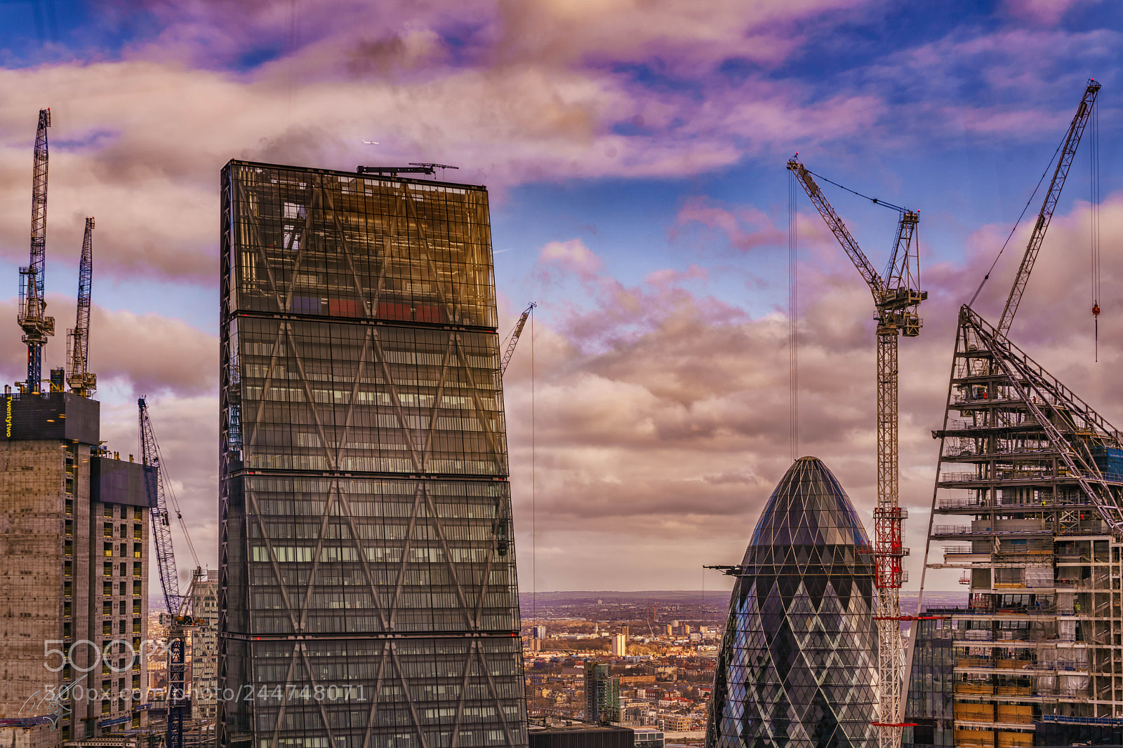 Sony a7R II sample photo. London skyline feb photography