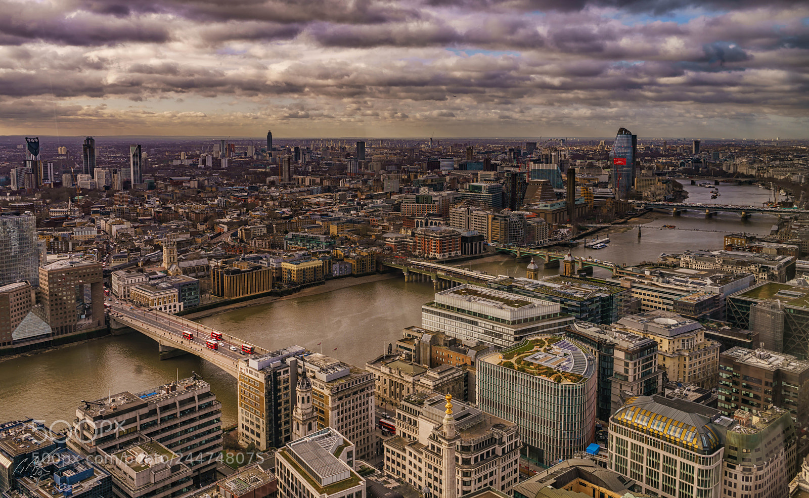 Sony a7R II sample photo. London skyline feb photography