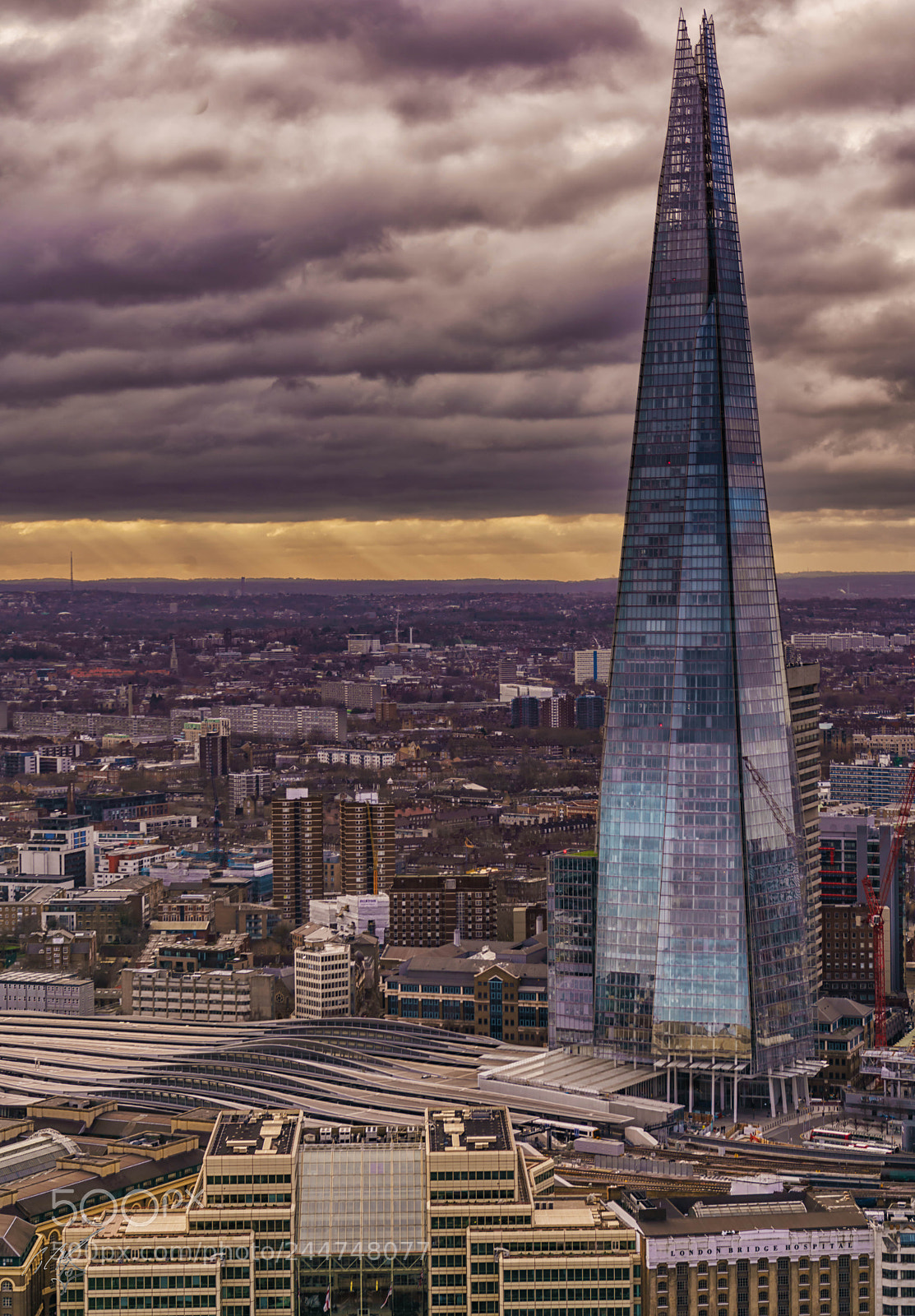 Sony a7R II sample photo. London skyline feb photography