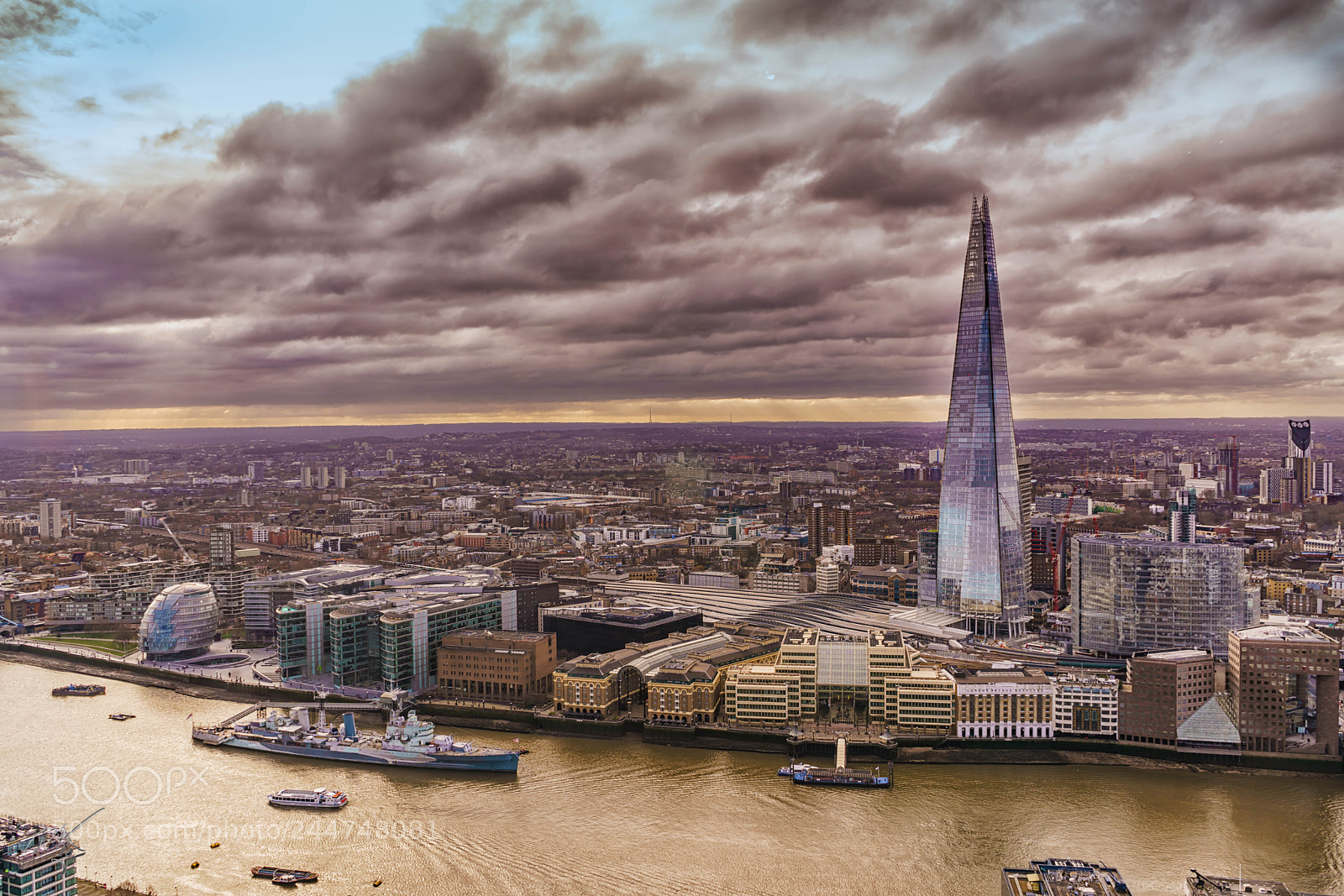 Sony a7R II sample photo. London skyline feb photography