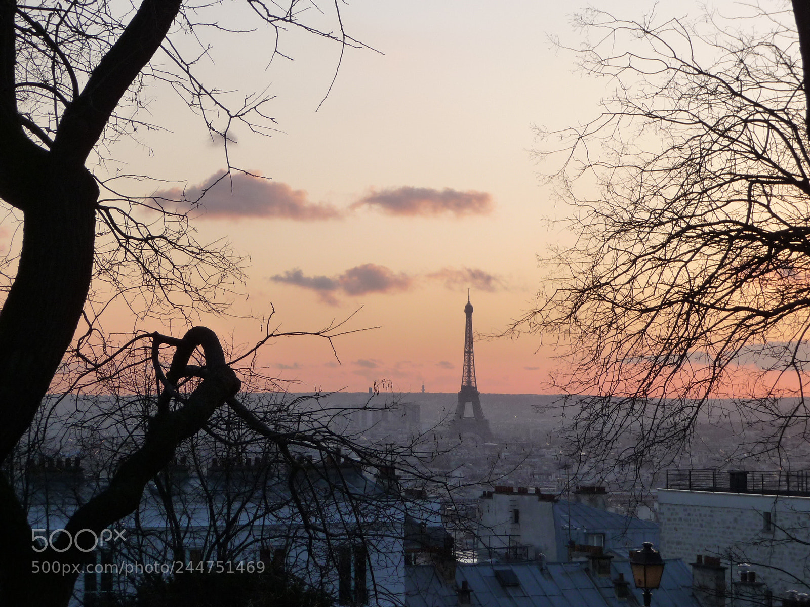 Panasonic Lumix DMC-TZ5 sample photo. Paris - view from photography