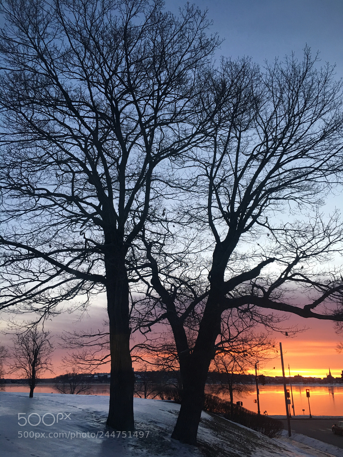 Apple iPhone 6s Plus sample photo. Sunrise over cove photography