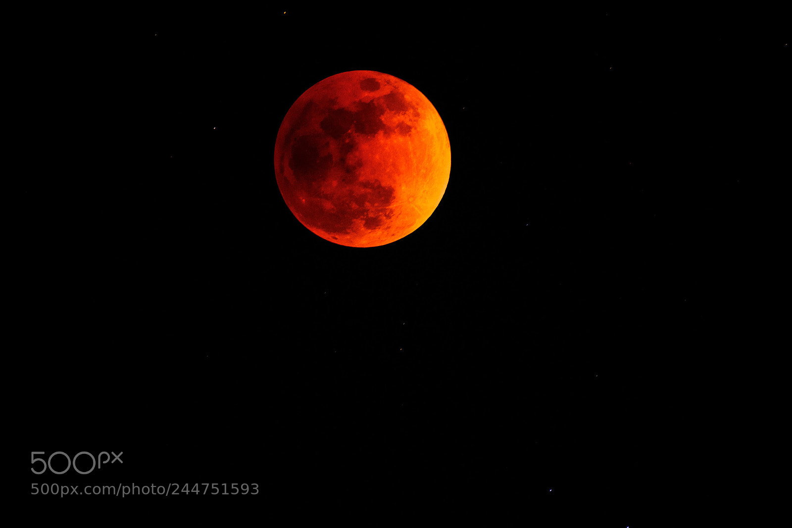 Fujifilm X-T2 sample photo. Super blue blood moon photography