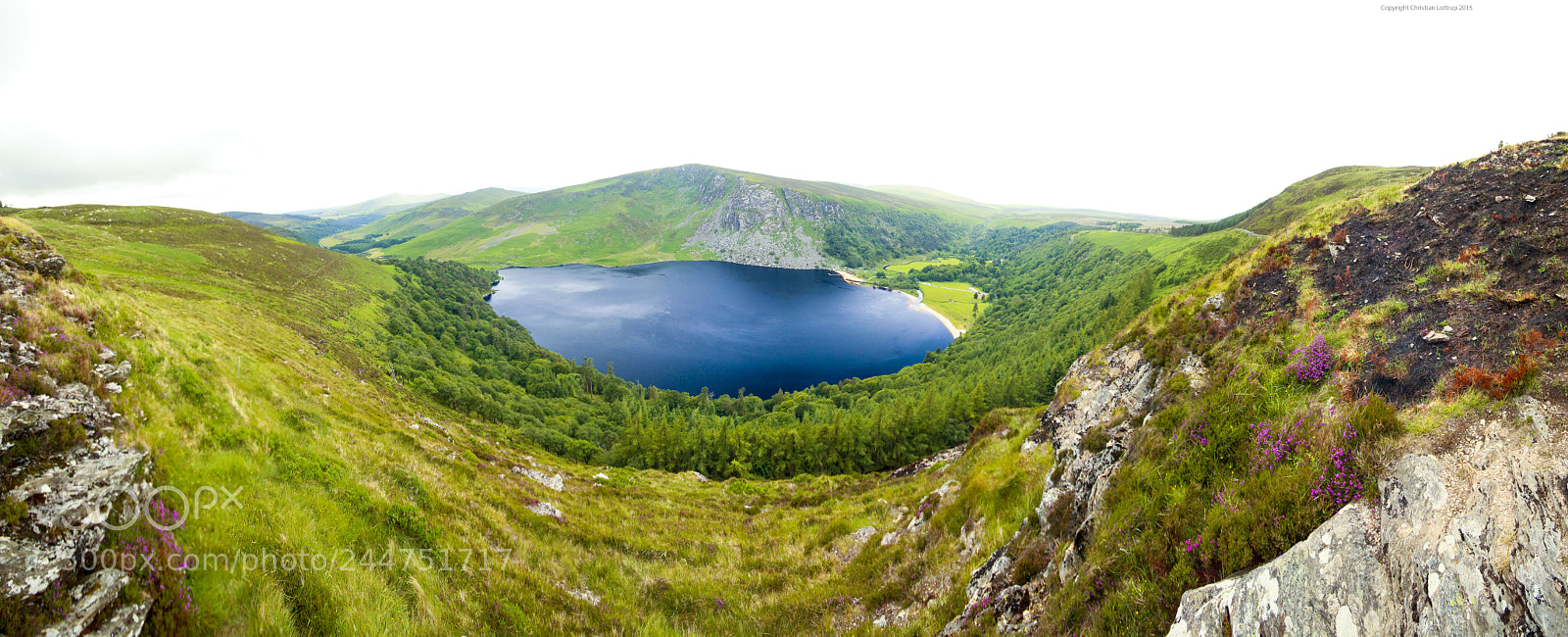 Canon EOS 70D sample photo. Panoramic view of lough photography