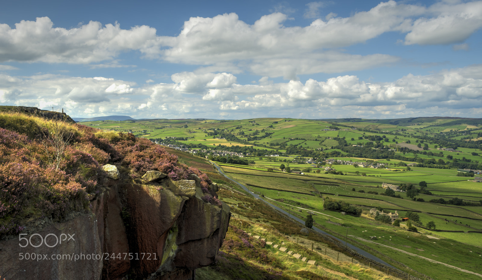Nikon D7200 sample photo. Pendle hill view from photography