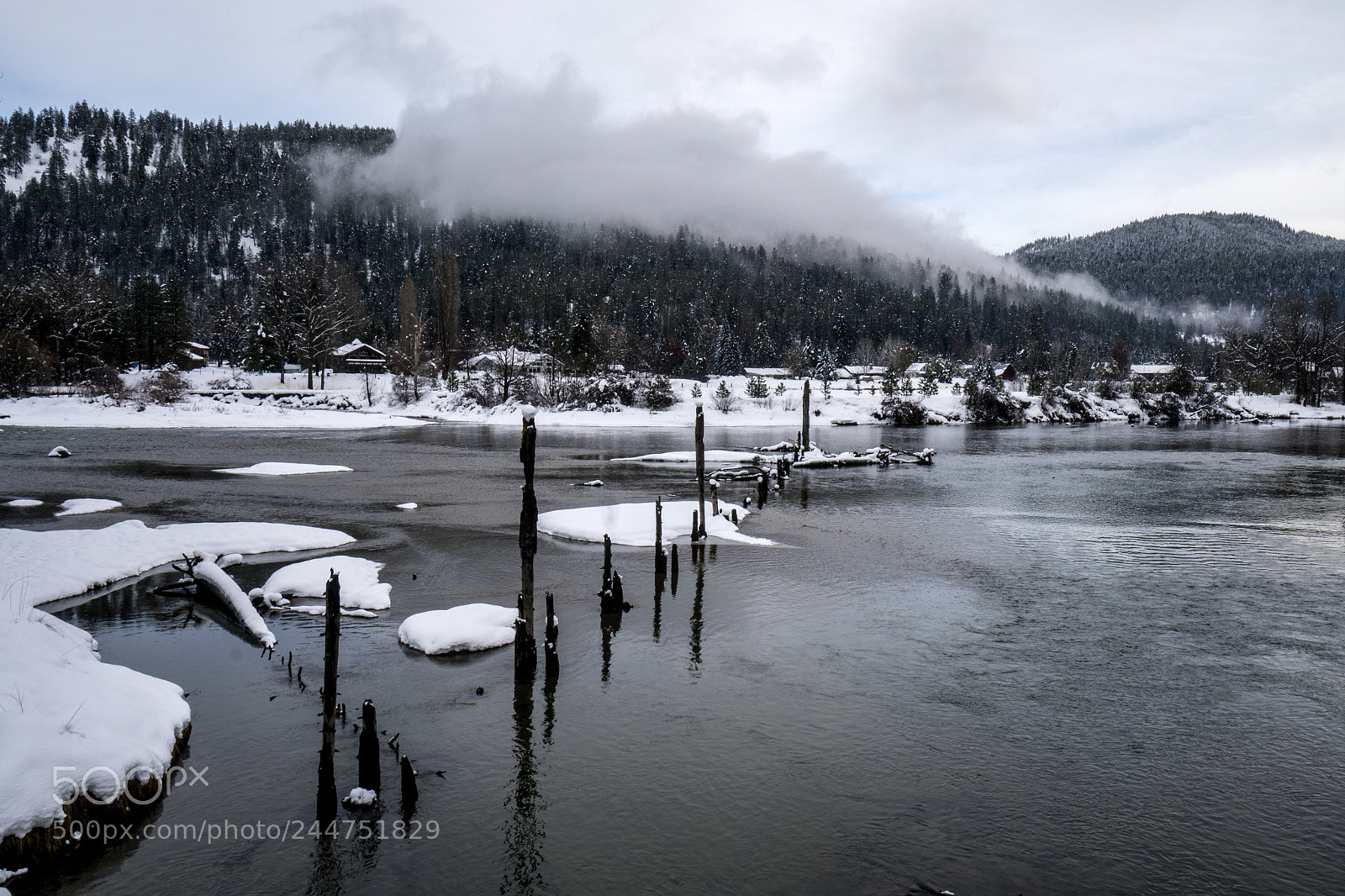 Sony a6500 sample photo. Leavenworth river views photography