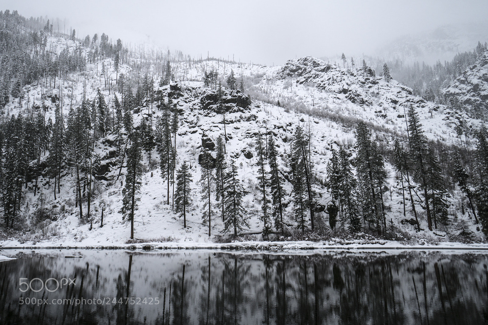Sony a6500 sample photo. Winter reflections photography