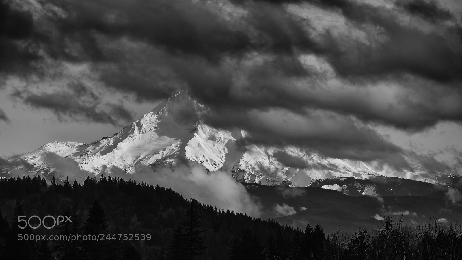 Fujifilm X-T1 sample photo. Mount hood, oregon winter photography