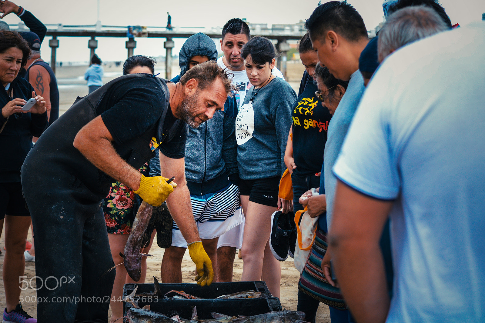 Nikon D5100 sample photo. Pescadores de mar de photography