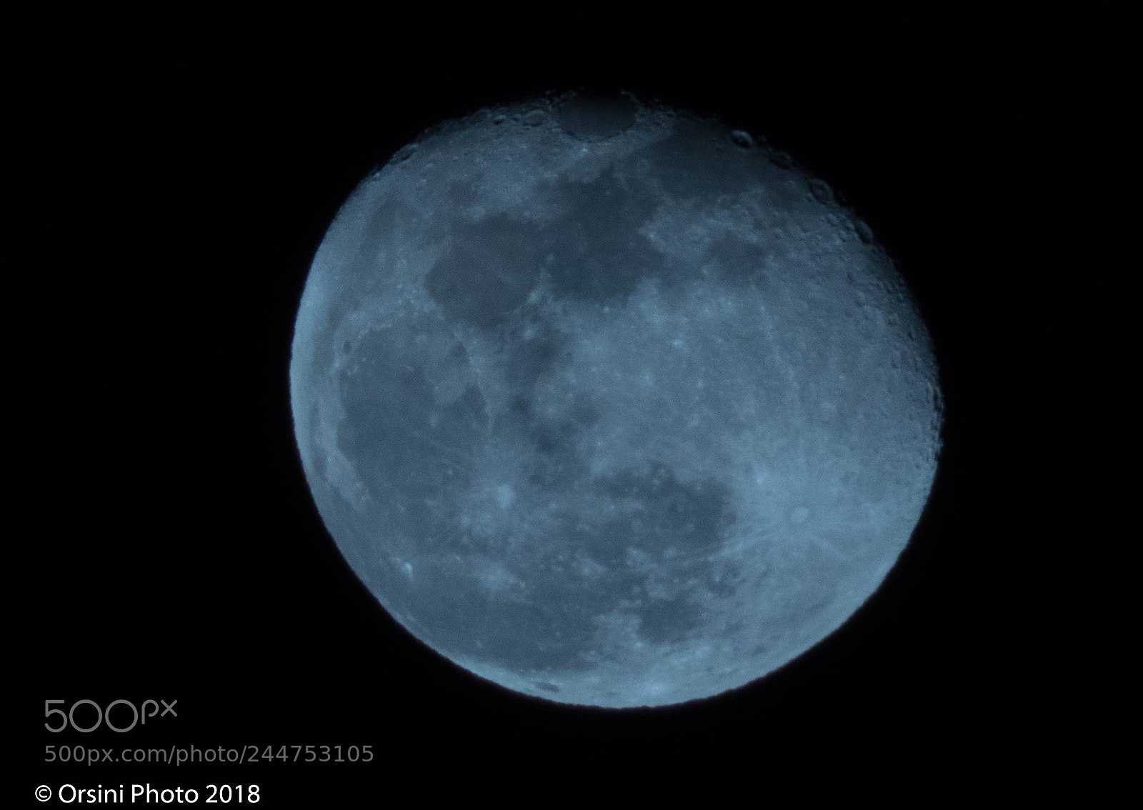 Panasonic Lumix DC-FZ80 (Lumix DC-FZ82) sample photo. Blue moon photography