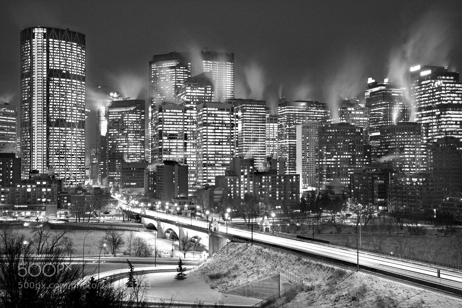 Nikon D7100 sample photo. The cold skyline photography