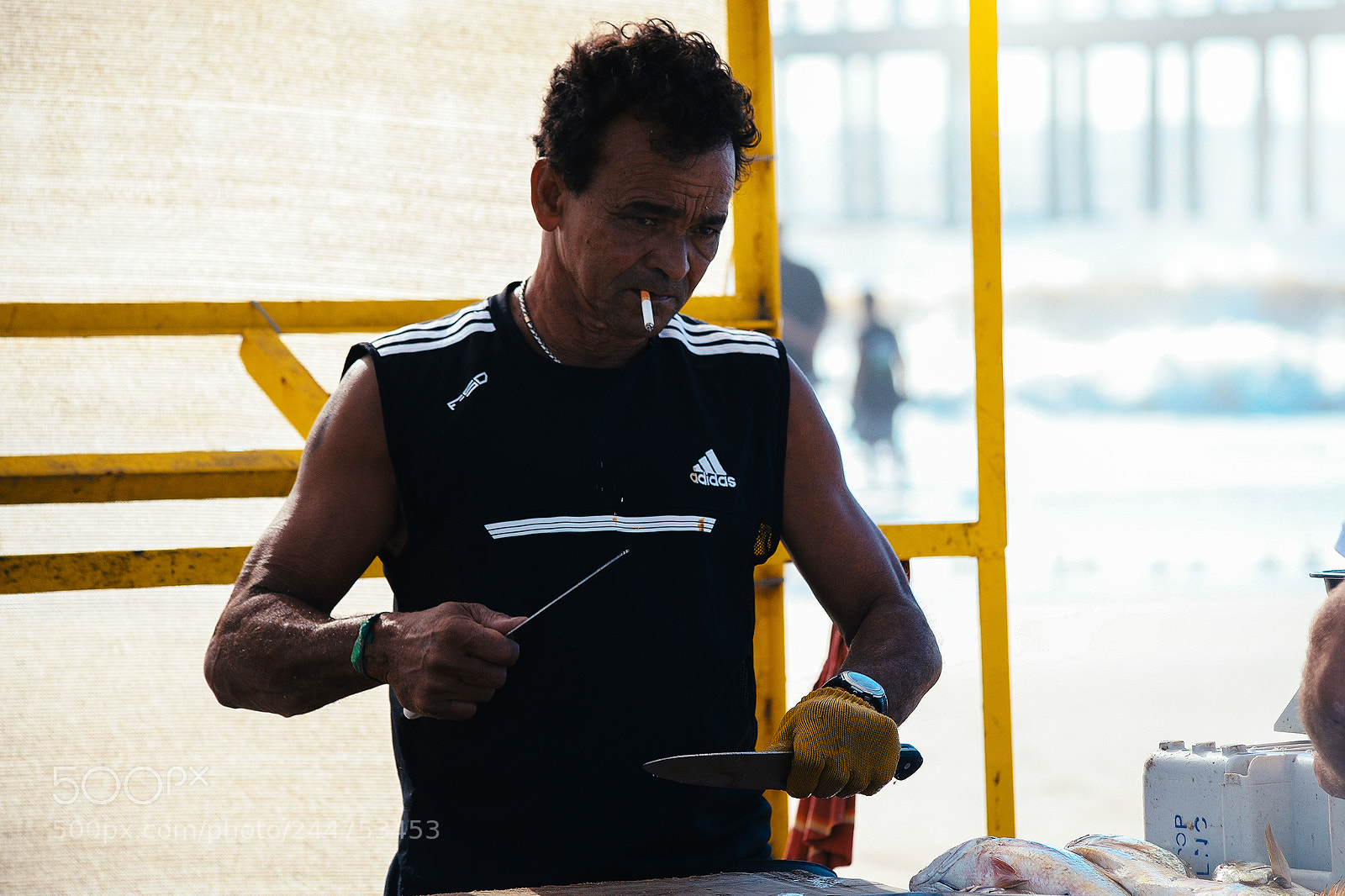 Nikon D5100 sample photo. Pescadores de mar de photography