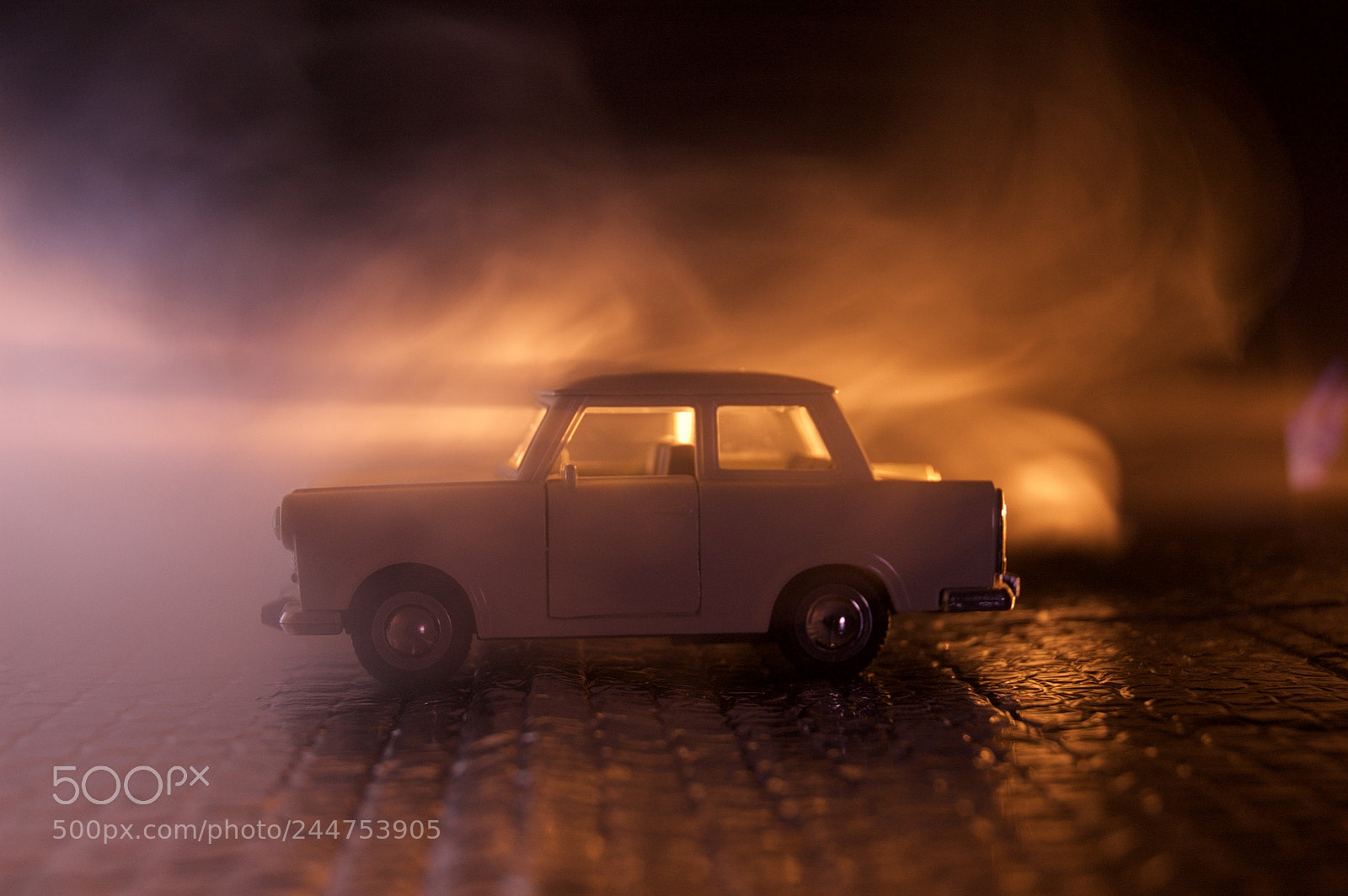 Nikon D70s sample photo. Trabant on smoke photography