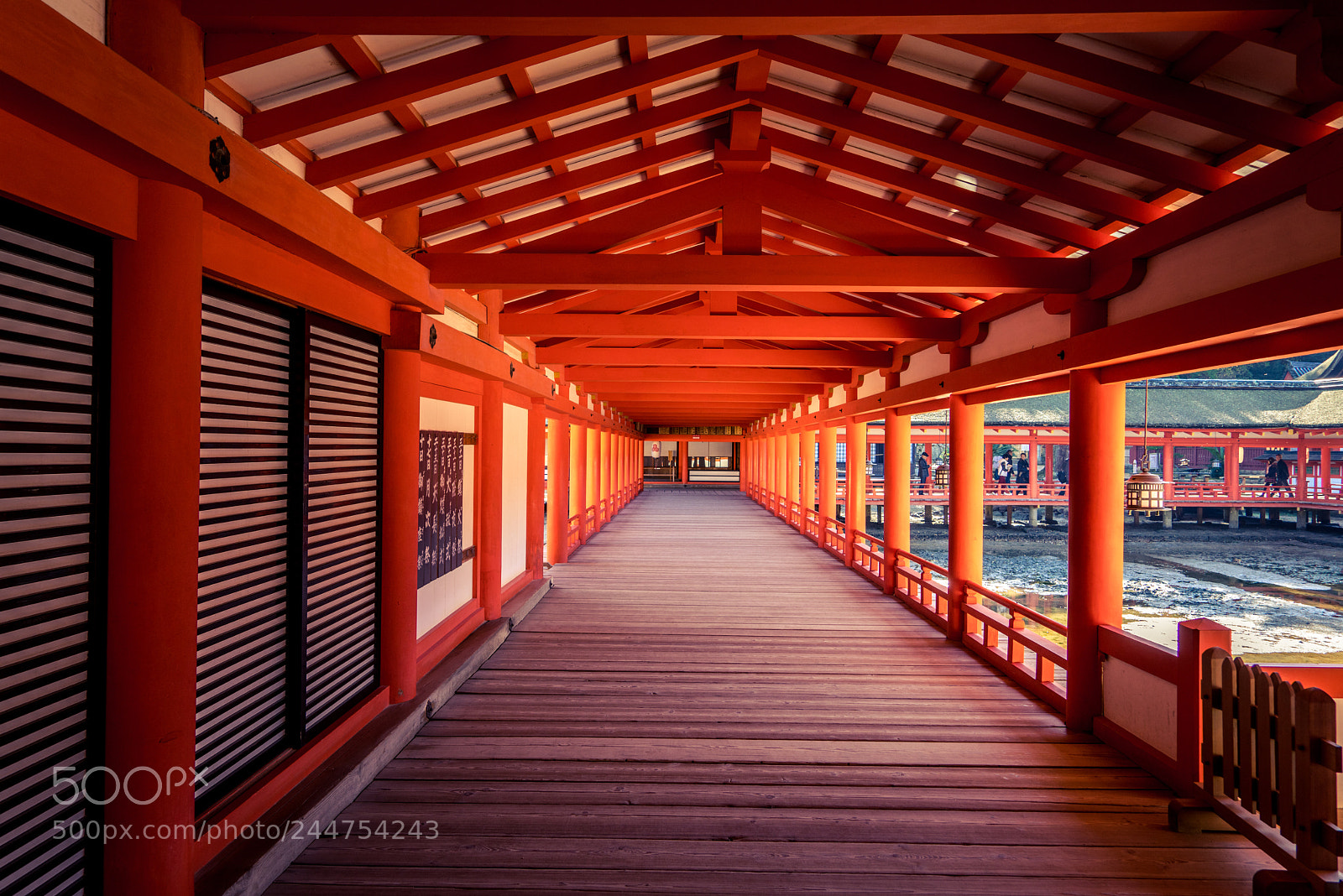 Sony a7R sample photo. Red corridor photography