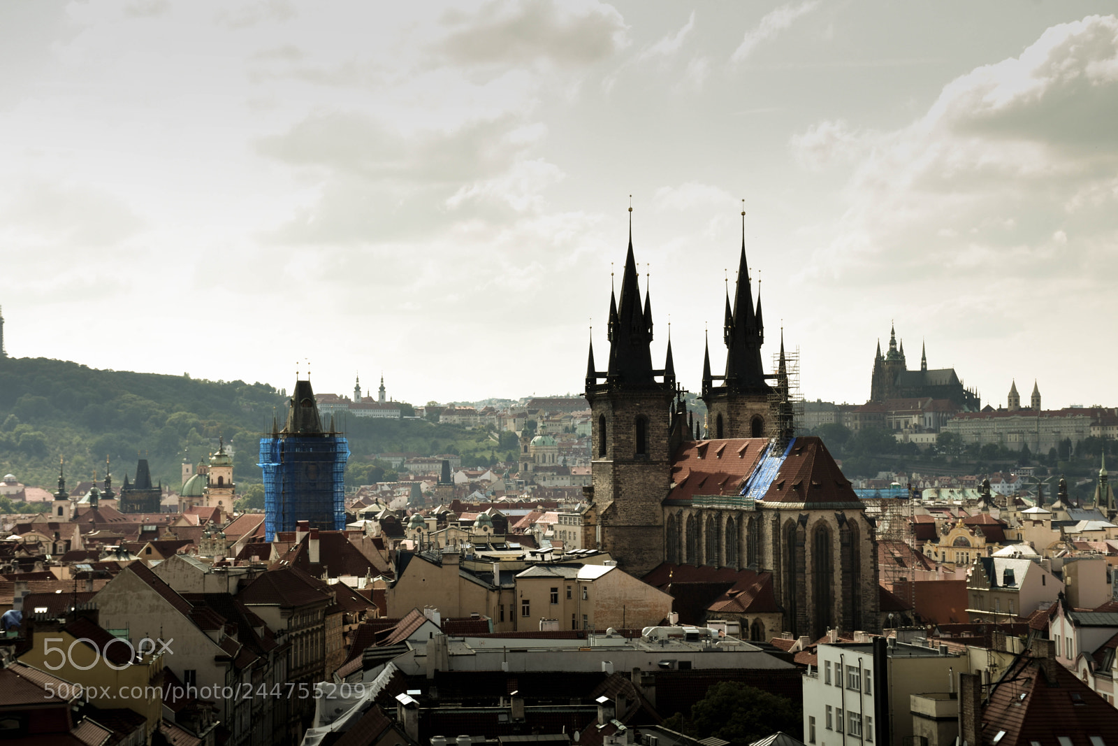 Nikon D7200 sample photo. Prague skyline photography