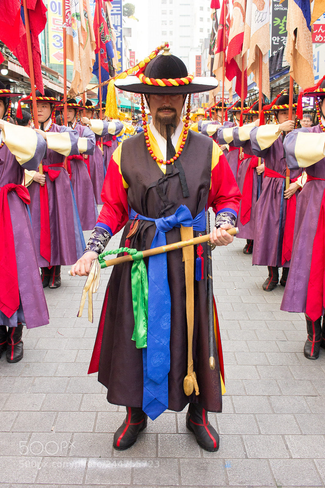 Canon EOS 60D sample photo. Korean historical cosplay soldiers photography