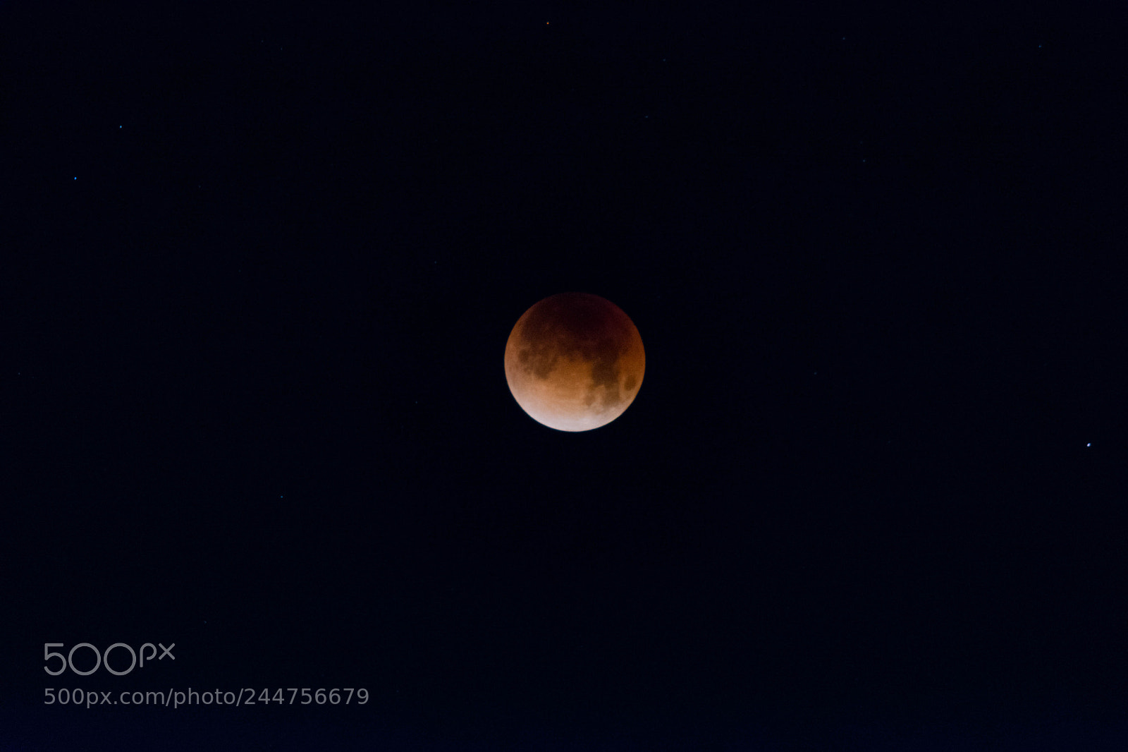 Nikon D7100 sample photo. Blood moon eclipse 2018 photography
