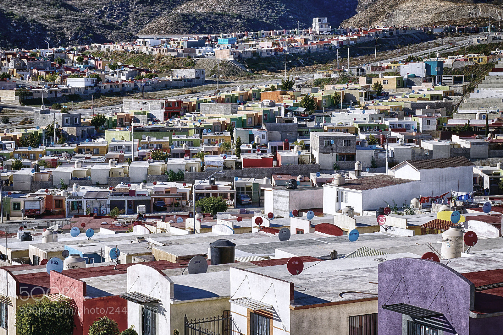 Sony a7R II sample photo. Neighborhood housing photography