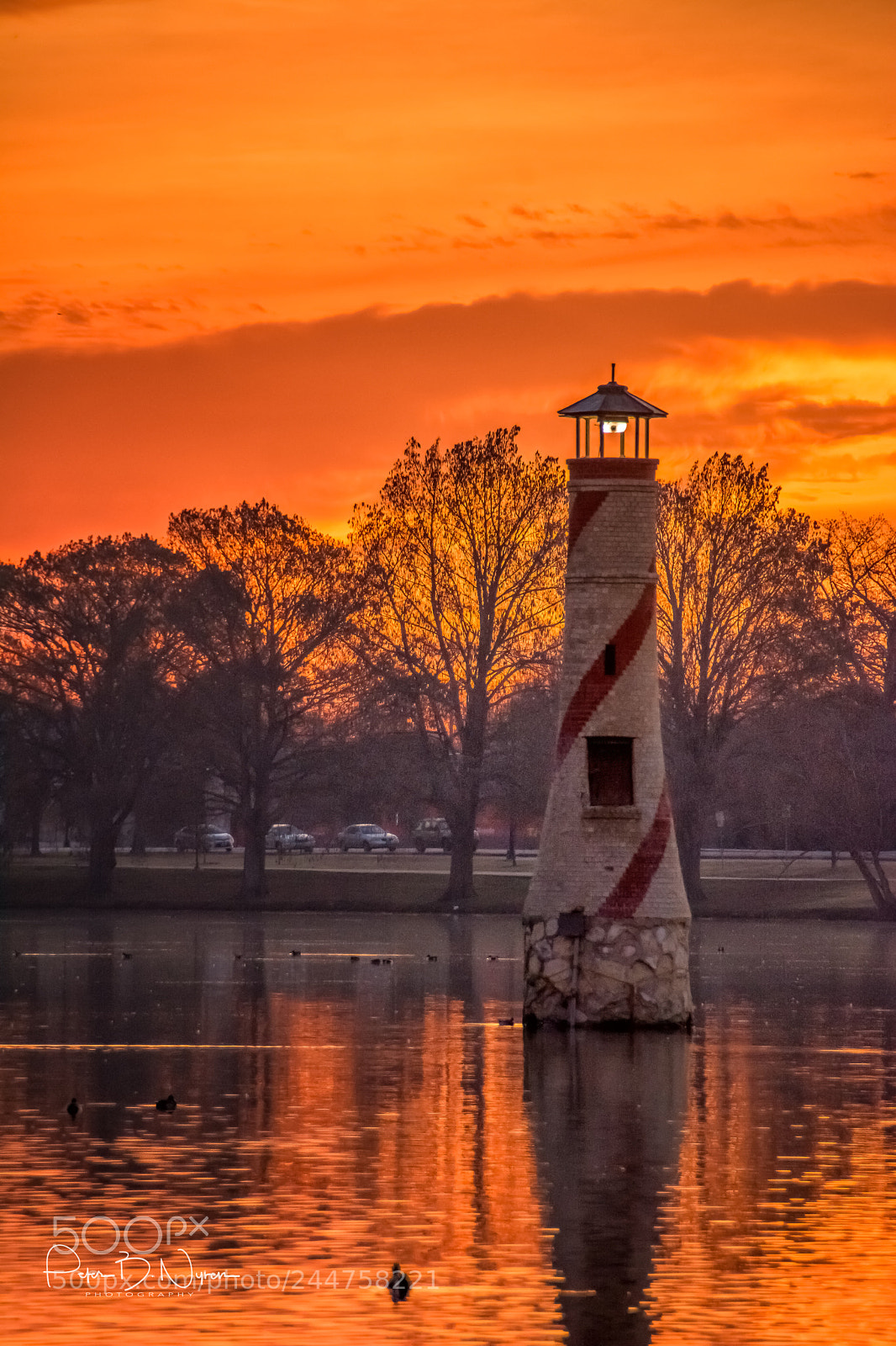 Nikon D7100 sample photo. Woodlawn lake lighthouse photography