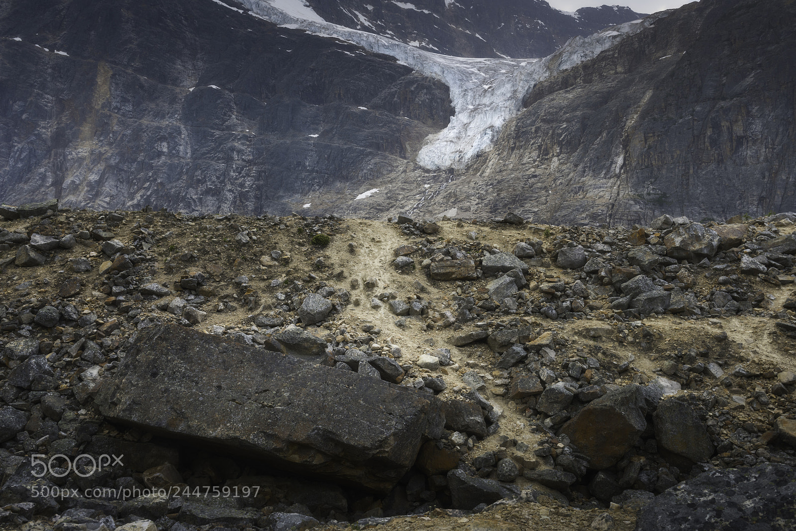 Nikon D810 sample photo. Glacier and rocks photography