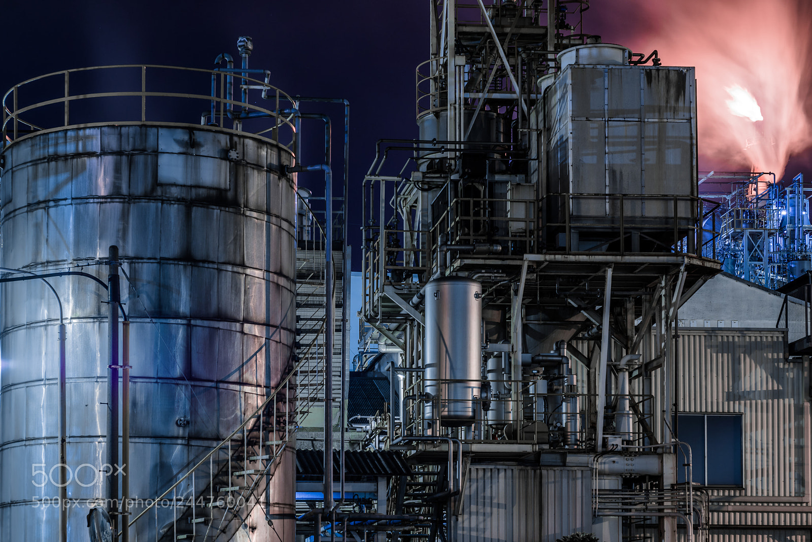 Nikon D600 sample photo. Industrial fire photography