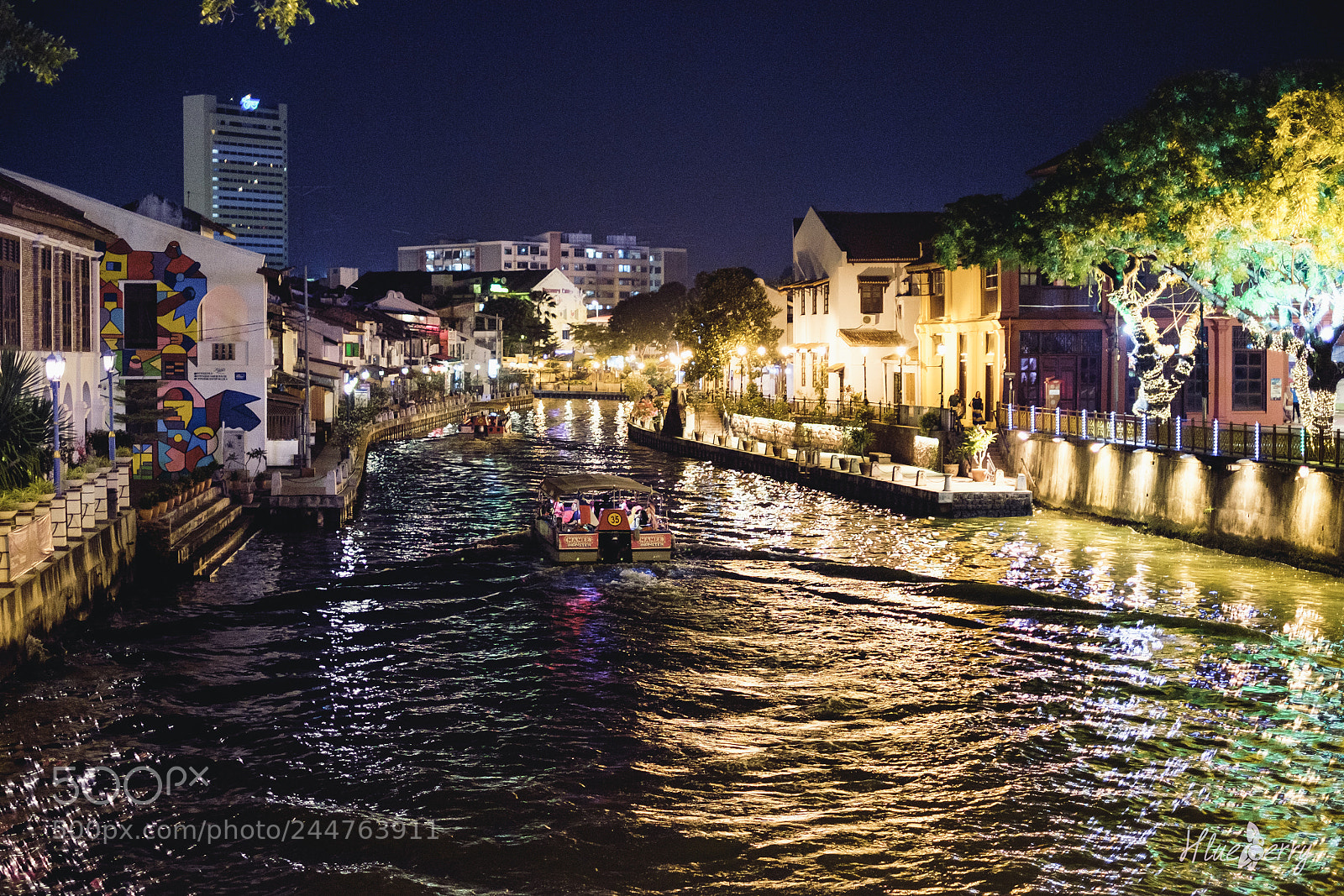 Fujifilm X-T1 sample photo. Night in malacca photography