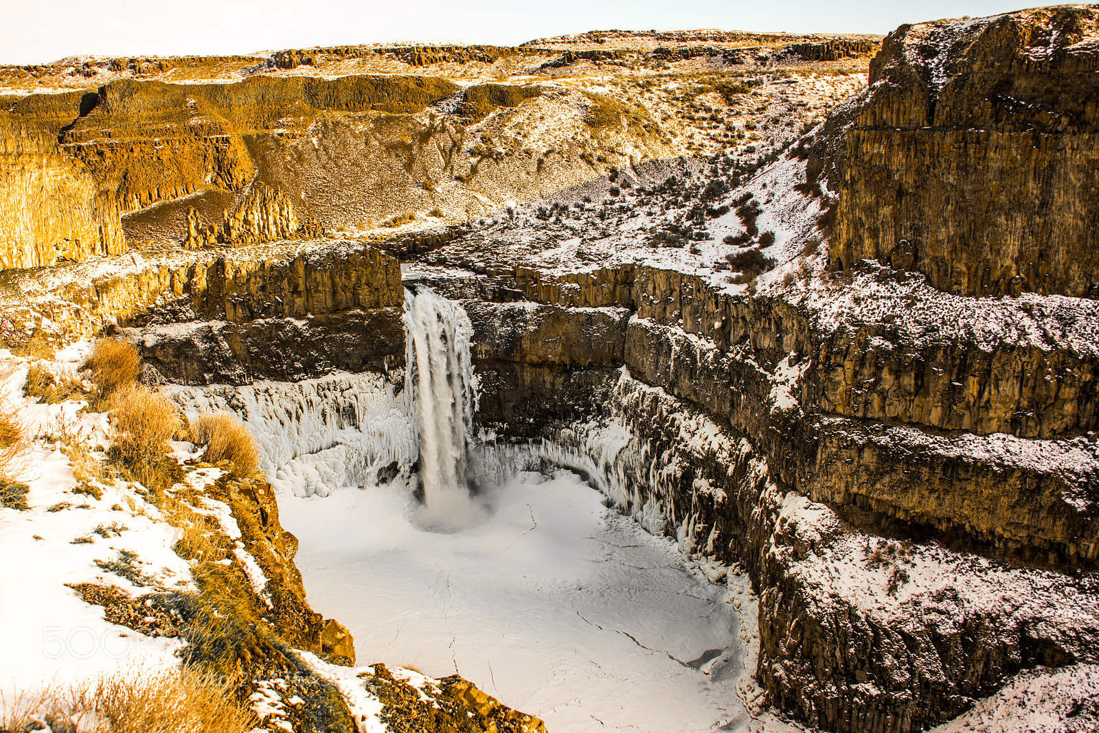 Nikon D810 sample photo. Icy waterfall.jpg photography