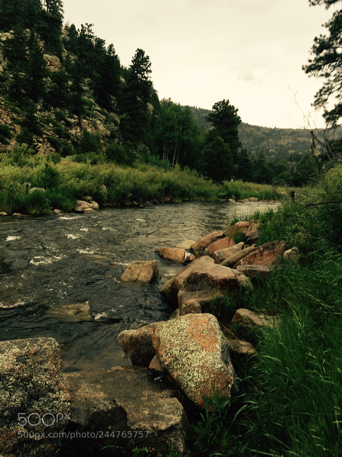 Apple iPhone 6 sample photo. Rushing stream photography