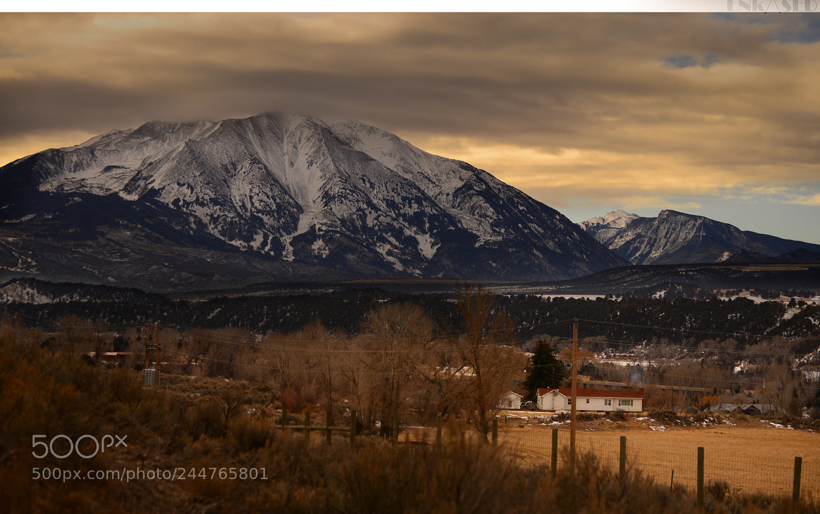 Nikon D600 sample photo. Golden light on mt photography