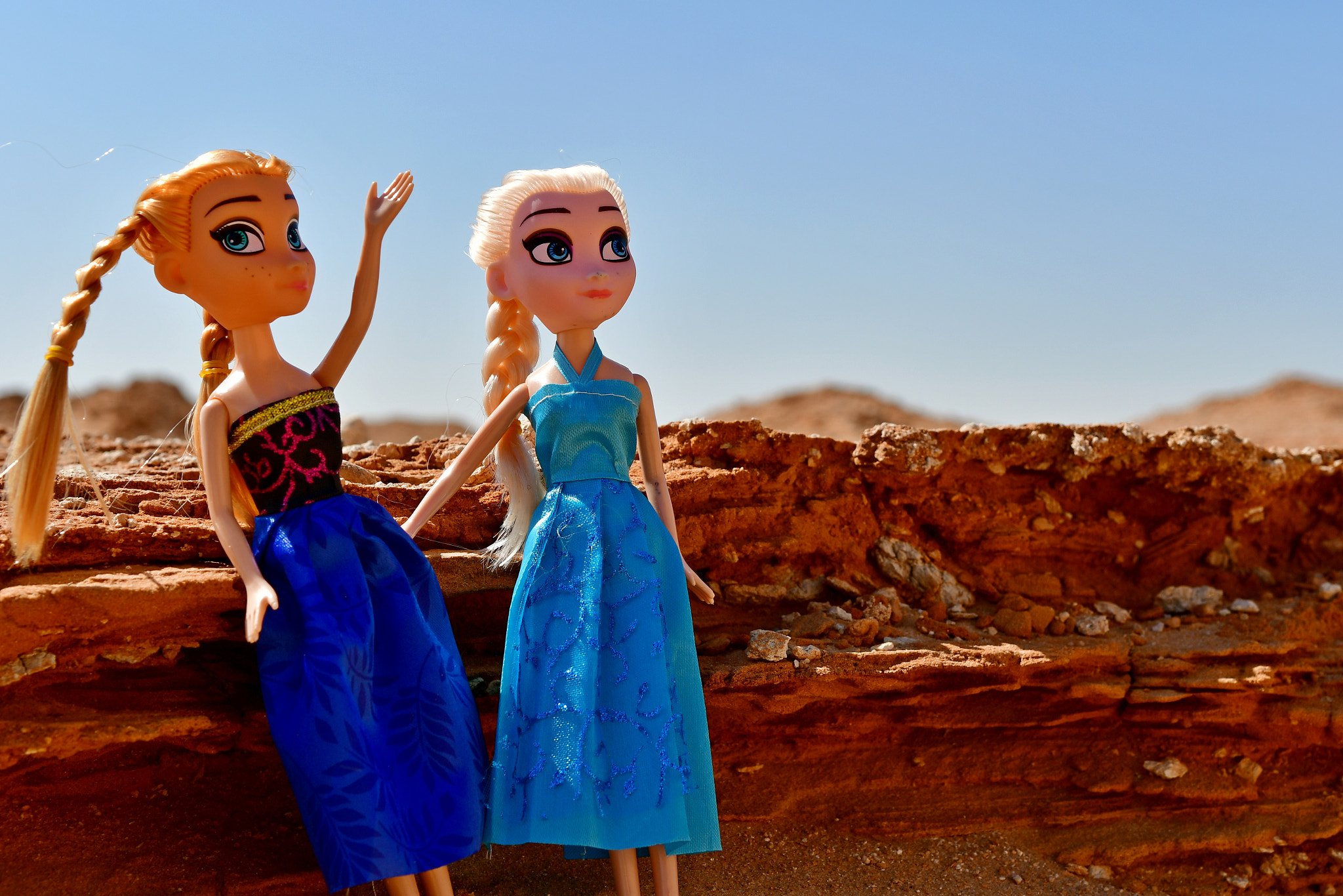 Nikon D500 sample photo. Hot blonde models in the desert sun photography