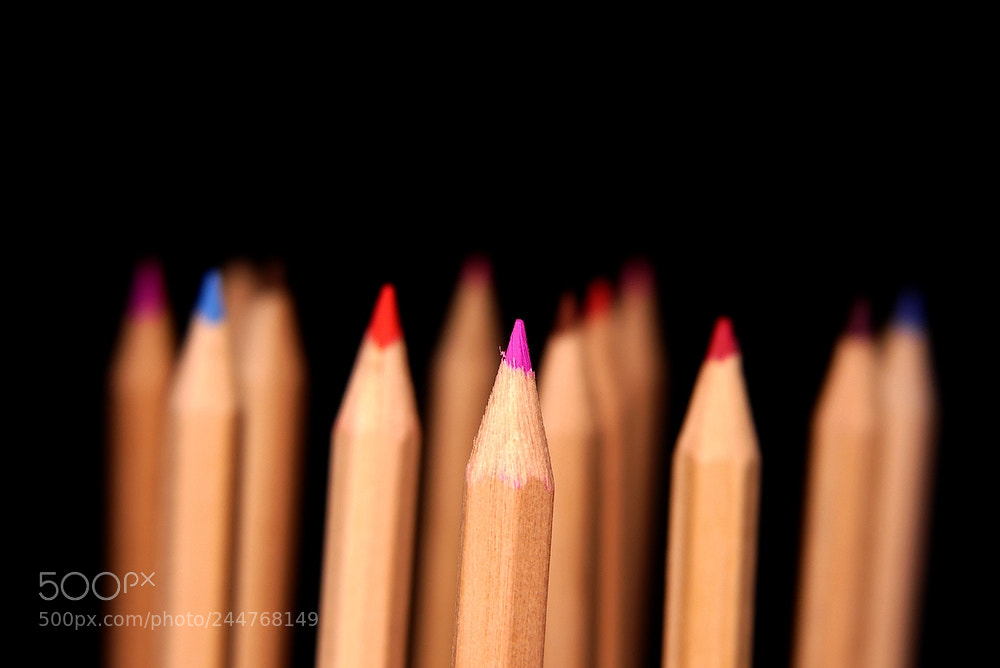 Panasonic Lumix DMC-FZ300 sample photo. Colored pencils photography