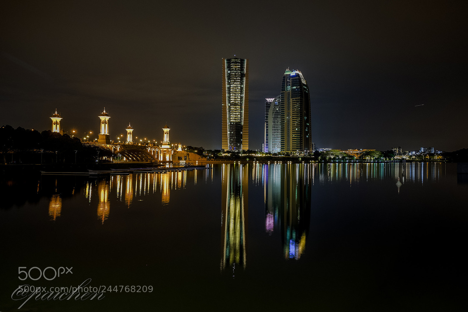 Fujifilm X-E2 sample photo. Night at putrajaya ii photography