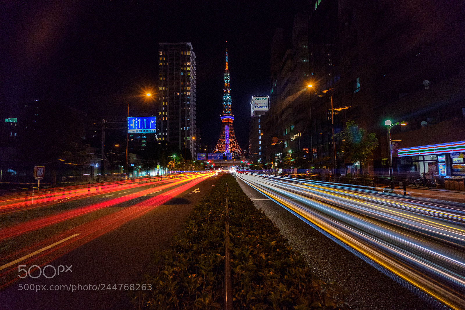 Fujifilm X-T2 sample photo. Tokyo tower long exposure photography
