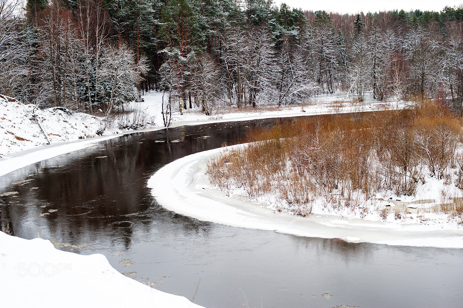 Nikon D3 sample photo. River loop photography