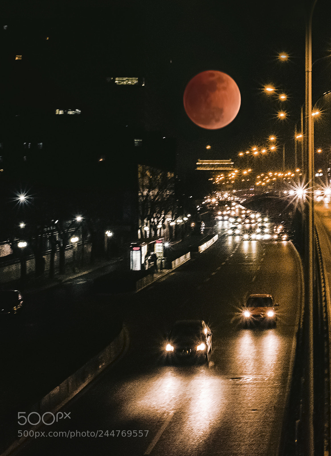 Fujifilm X-T20 sample photo. Evil moon photography