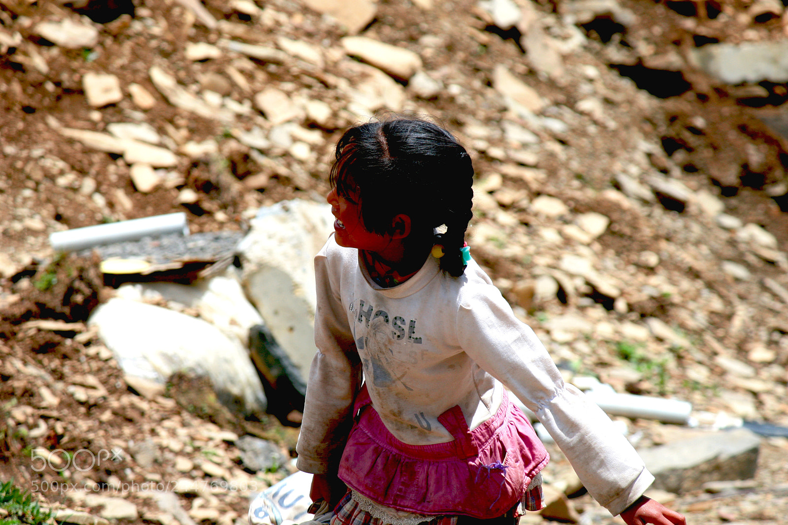 Canon EOS 30D sample photo. Tibetan girl photography