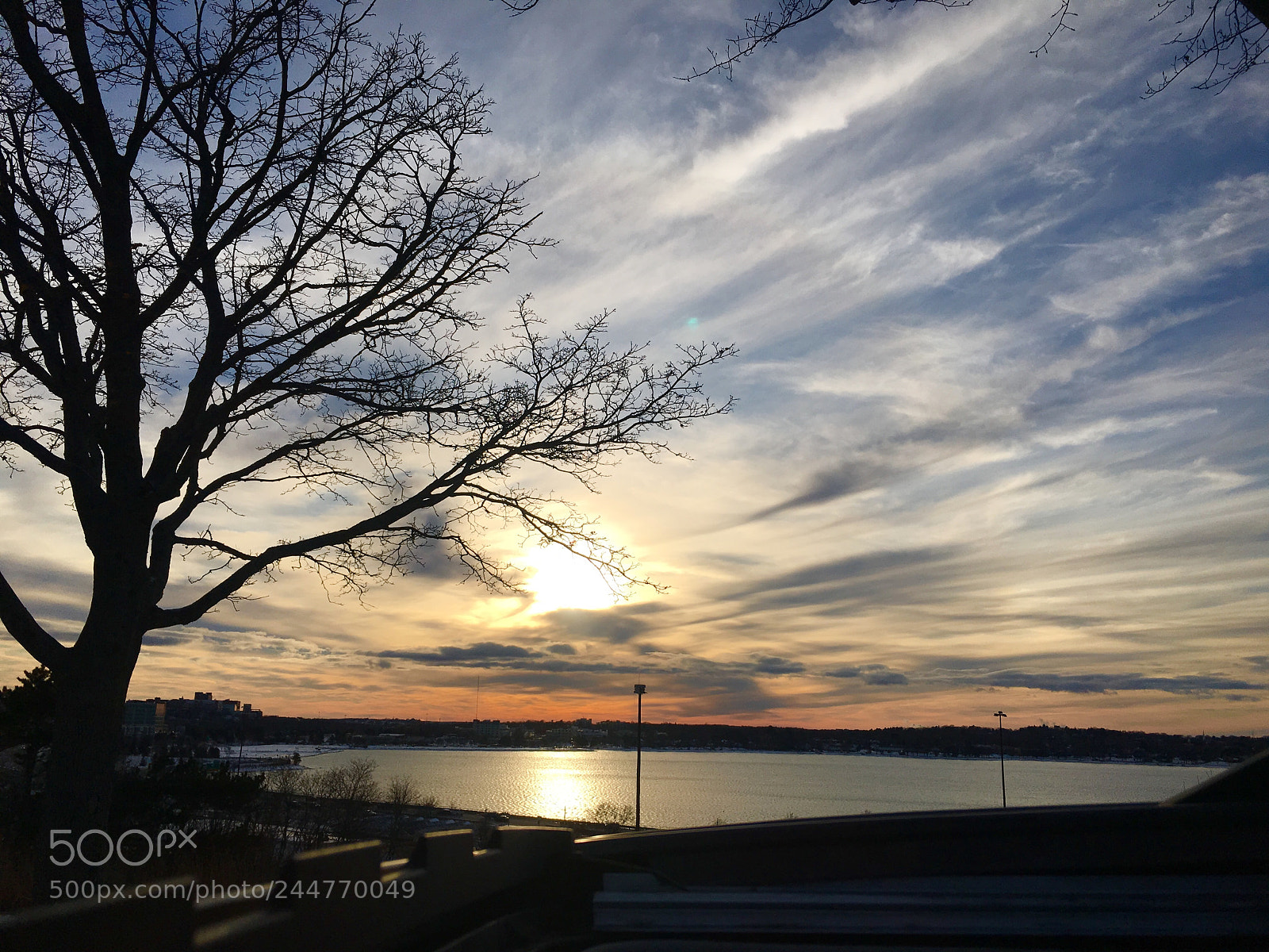 Apple iPhone 6s Plus sample photo. Winter sun drifting off photography