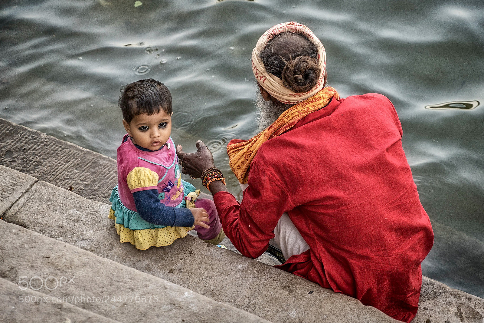 Sony a7R II sample photo. Baba with child photography