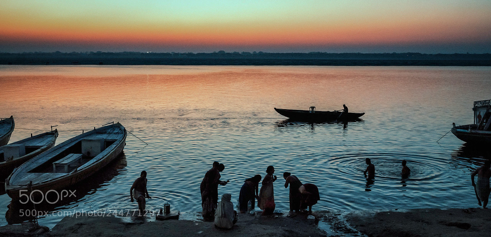 Sony a7R II sample photo. Sunrise over the ganges photography