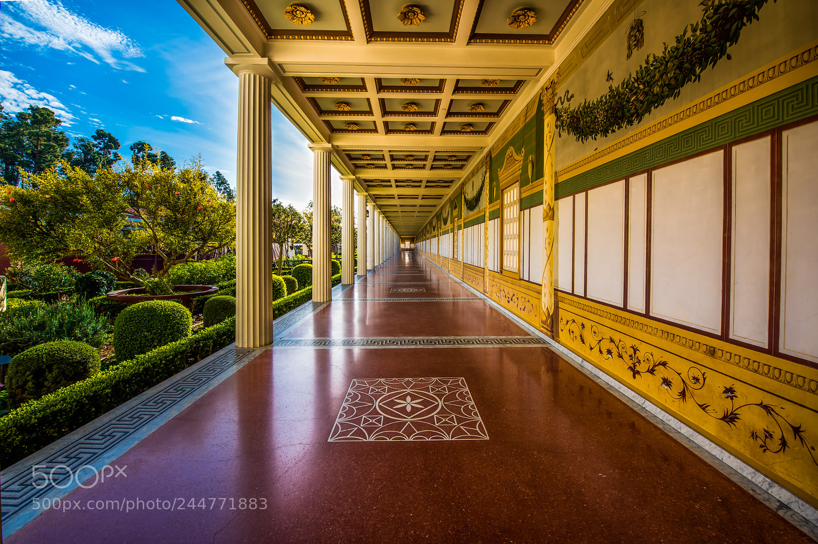 Nikon D810 sample photo. Getty villa photography