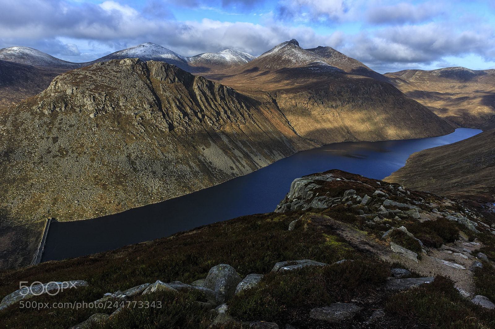 Canon EOS M10 sample photo. Overlooking ben crom reservoir photography