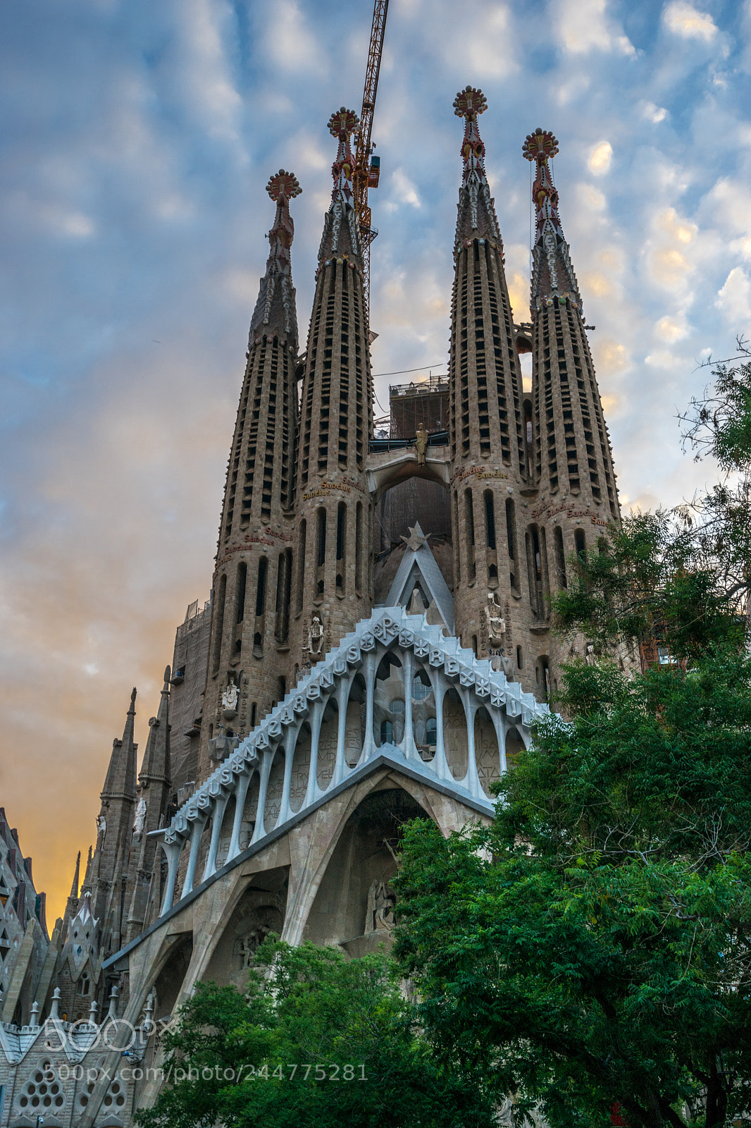 Sony a7 II sample photo. Sagrada familia photography
