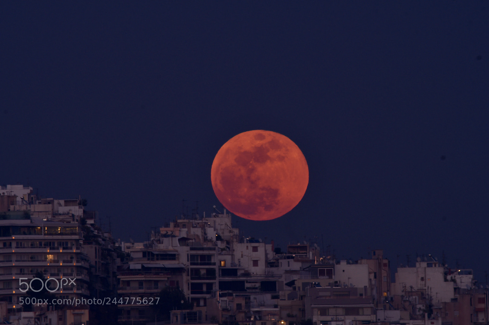 Nikon D500 sample photo. Super blue blood moon photography