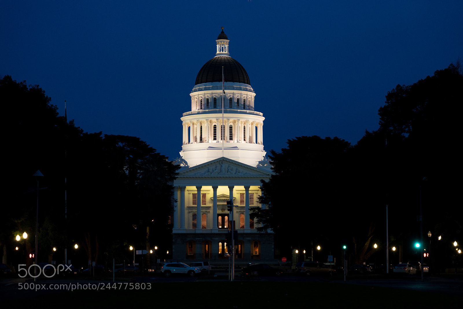 Sony a7R III sample photo. California capitol building photography