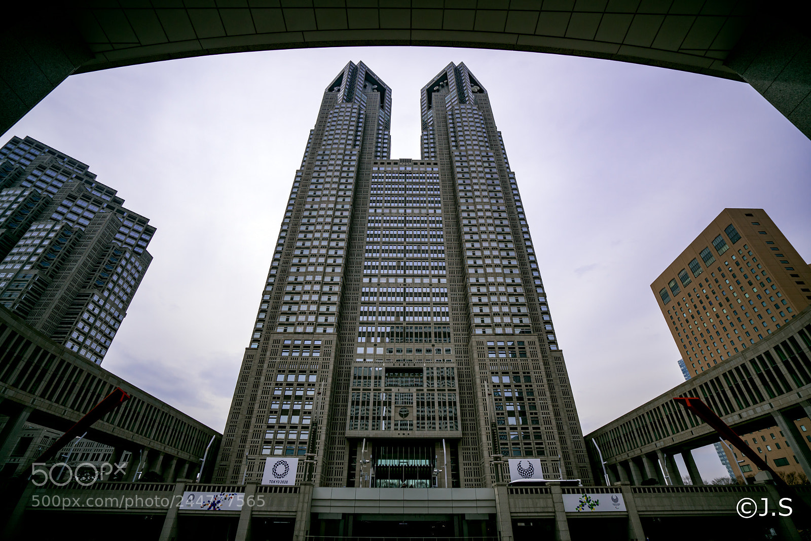 Sony a7R II sample photo. Tokyo government office photography